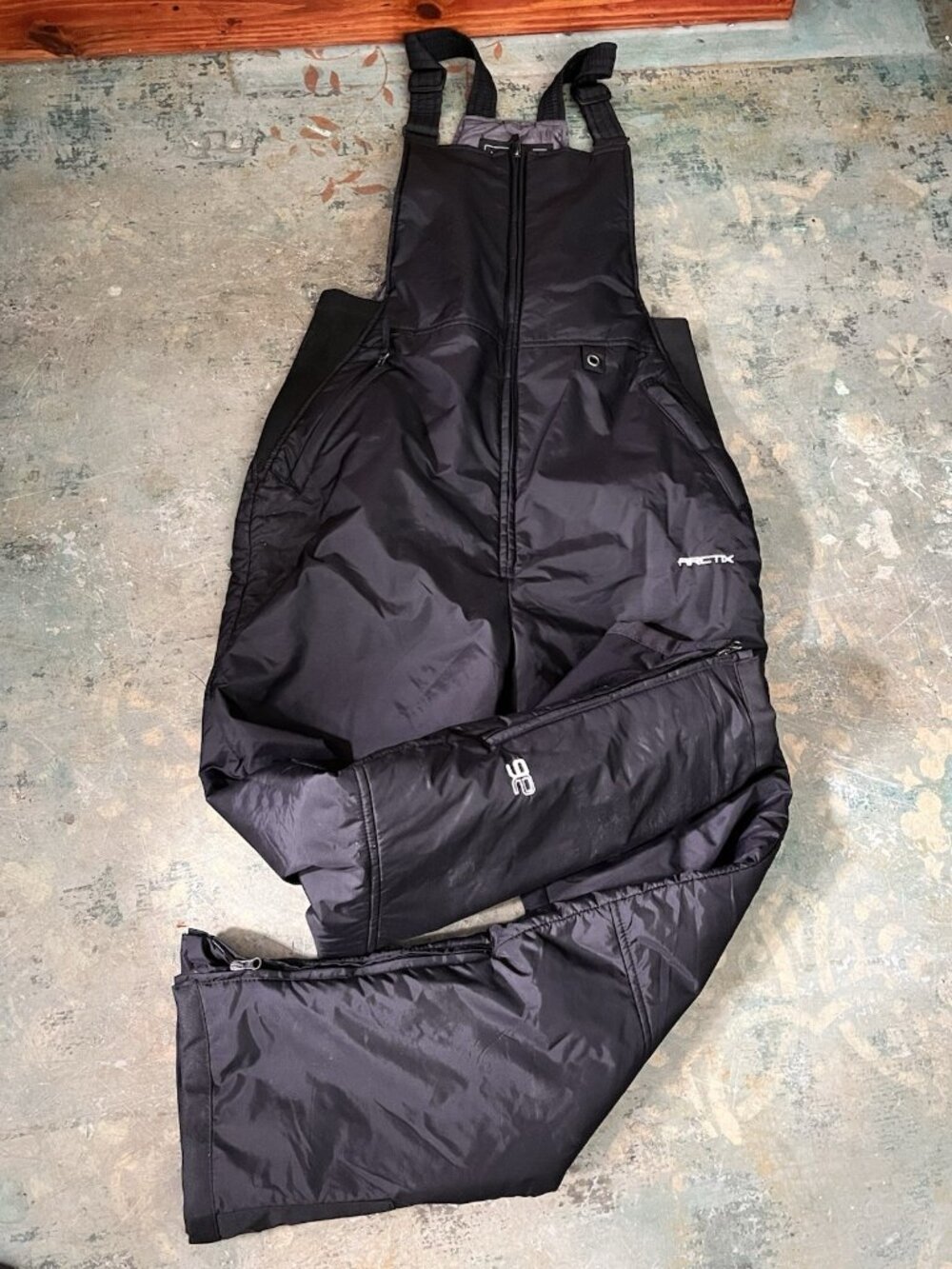 Arctix Men’s Black Insulated Snow Bib Ski Pants Overalls ThermaTech Sz M